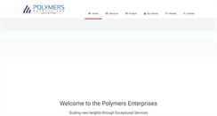 Desktop Screenshot of polymersenterprises.com
