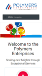 Mobile Screenshot of polymersenterprises.com