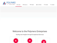 Tablet Screenshot of polymersenterprises.com
